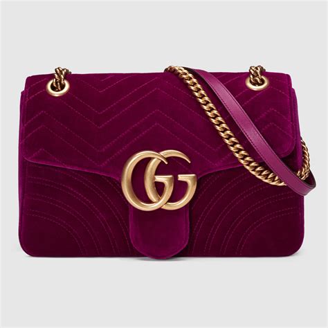 gucci gg marmont velvet replica|gucci marmont suede bag.